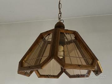 Lampadario per cucina rustica, taverna