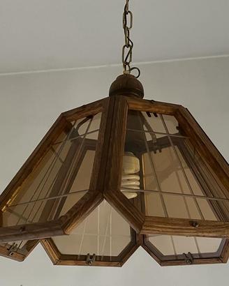Lampadario per cucina rustica, taverna