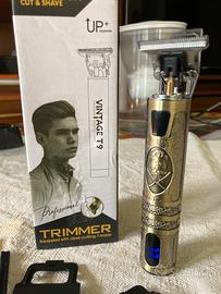 Rasoio professionale stile vintage ricarica usb