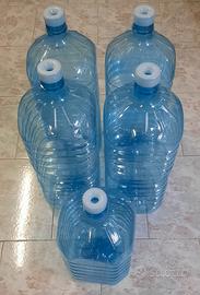 5 Boccioni d'acqua Vuoti