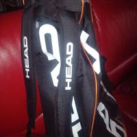 ZAINO BORSA DA TENNIS HEAD CON 2 RACCHETTE WILSON