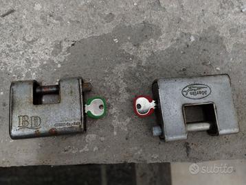 Coppia Lucchetti  Antiscasso Corazzati