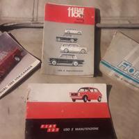 Libretti epoca Volvo 244,Fiat 1100, fiorino ,127