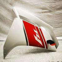 Fiancata Carena Destra Bianca e rossa Yamaha Yzf R