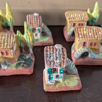 Casette in gesso/legno presepe e statuine presepe