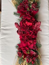 Portafortuna Fascio spighe di grano e rose