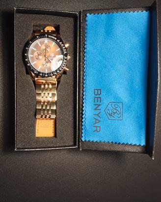 Orologio Benyar bronzo + oro rosé 