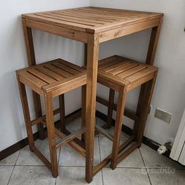 Tavolo alto da cucina, salotto o giardino