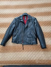 chiodo in pelle replay