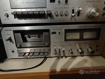 hi fi stereo cassette deck Toshiba 