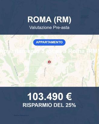 Immobile in asta di 54 m² a Roma