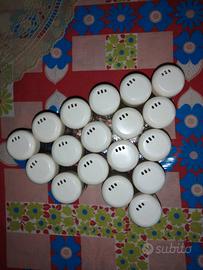 18 Porta sale e pepe da tavola in vetro e plastica