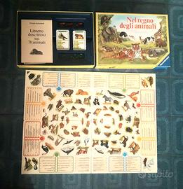 NEL REGNO DEGLI ANIMALI gioco da tavolo vintage