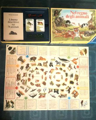 NEL REGNO DEGLI ANIMALI gioco da tavolo vintage