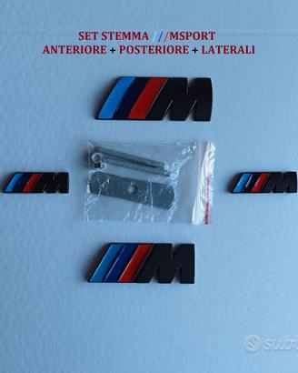 Emblema Bmw Msport anteriore posteriore e laterali