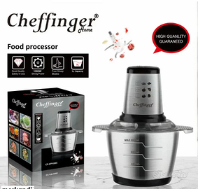 ROBOT TRITATUTTO ACCIAIO 3L *CHEFFINGER_SCONTO35%
