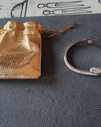 Braccialetto a forma di  serpente - portafortuna