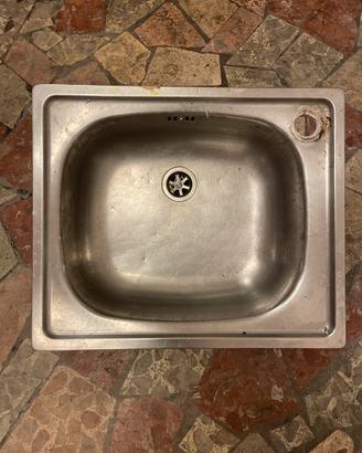 Lavello incasso rettangolare acciaio inox 1 vasca
