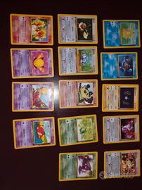 Lotto 14 Carte Pokémon Team Rocket Vintage 