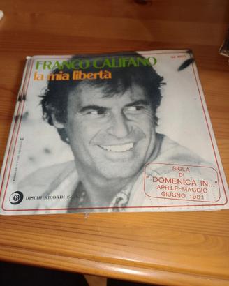 Franco Califano - La Mia Libertà (45 Giri 1981) - 