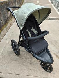 Passeggino 3 ruote Hauk Runner 2, verde topolino 