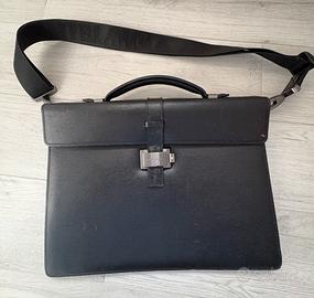 Portadocumenti in pelle nero