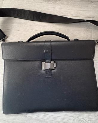 Portadocumenti in pelle nero