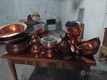 oggetti in rame 