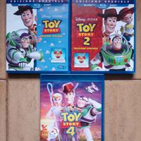Blu-Ray Disney TOY STORY 1,2 e 4