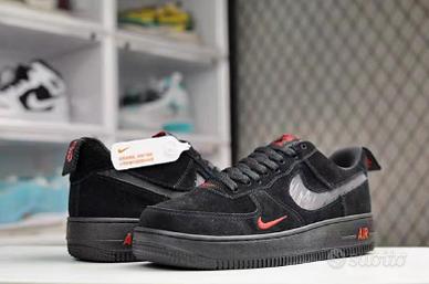Sneakers Nike Air Force 1 in pelle, nere, taglia42