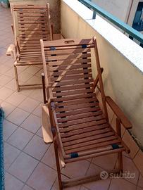 2 sedie da giardino
