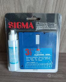 Dischetto x pulizia lettori floppy 3,5 Marca SIGMA
