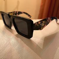 Occhiali da Sole Prada donna oversize square neri