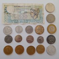 Banconota e monete varie