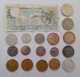 Banconota e monete varie