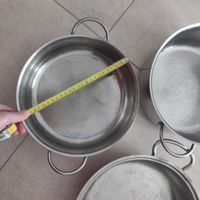 Pentole in acciaio cm 25