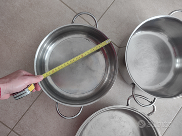 Pentole in acciaio cm 25