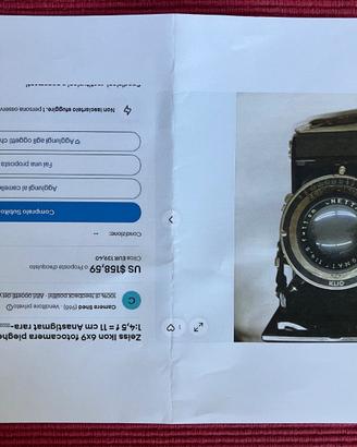 Fotocamera da collezione