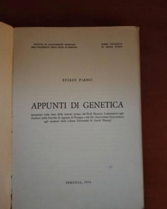 Genetica vegetale e Arboricoltura