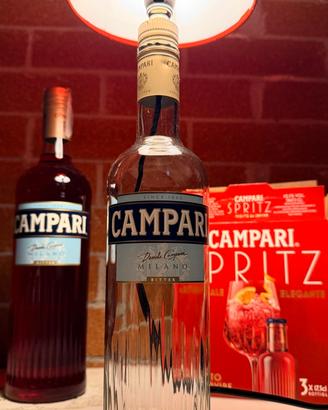 Lapada atigianale con bottiglia Campari