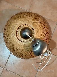 Lampadario IKEA BOJA a sospensione, bambù