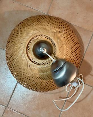 Lampadario IKEA BOJA a sospensione, bambù
