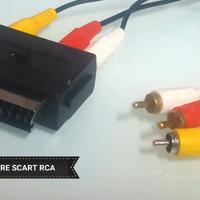 Scart x Rca Cavo Composito Adattatore TV - Monitor