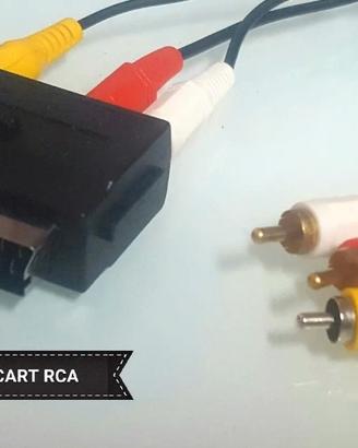Scart x Rca Cavo Composito Adattatore TV - Monitor