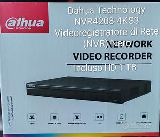 NVR DAHUA 8CH IP 4K HD 1TB