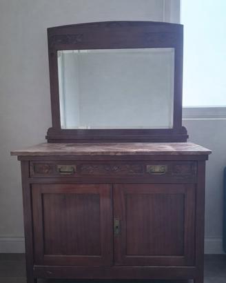 Mobile antico  con specchio