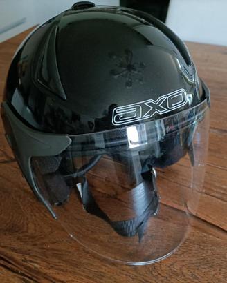 Casco AXO jet nero