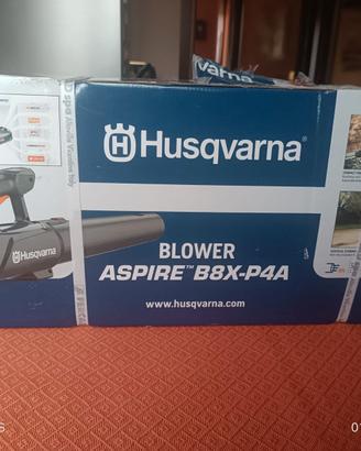 Husqvarna soffiatore elettrico con batterie e cari