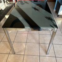 Tavolo Calligaris in vetro nero - allungabile