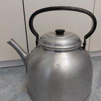 bollitore vintage in alluminio 